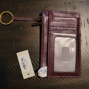 FOSSIL zip coin wallet